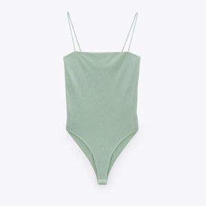 Zara ribbed bodysuit